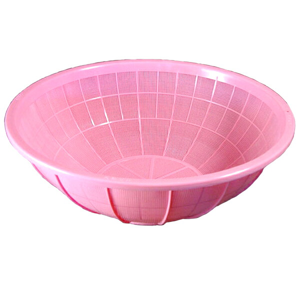 サンコーざる(ポリエチレン) 大 60cm ピンク TKG プラザル プラスチック 水切ざる 日本製 丸ザル 業務用 ザル おすすめ 水切り笊 水切りザル 人気 プラスチック製ざる プラざる 水切りざる 料理ザル キッチンざる 便利ざる ざる 水切りカゴ 水切りプラザル