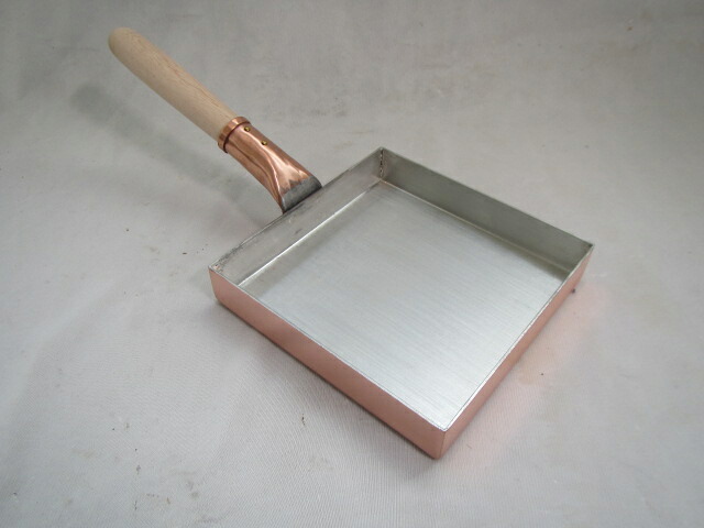 本職【玉子焼き器】銅玉子焼 15cm 関東型 内寸150×150×深さ33mm ガス直火式 日本製 東京手作り品 銅玉子焼き 玉子焼き 厚焼き玉子 卵焼き たまご焼き 銅 卵焼き 玉子焼き器 玉子 業務用 玉子焼き器 日本製 銅製玉子焼き器 玉子焼きフライパン だし巻き玉子 厚焼き 卵焼き
