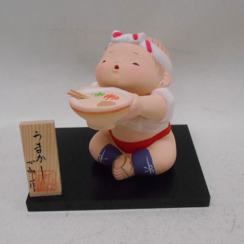 楽天市場】【博多人形】【童物】『舞妓 源慶作』（水色） : 藤田