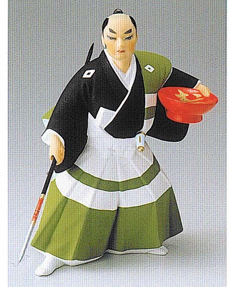 博多人形　黒田武士　献寿作 Amazon | ヴィンテージ 博多人形 黒田武士 黒田節献寿作 | 博多人形