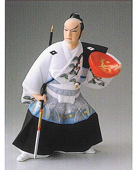 博多人形　武者物　黒田武士 武者物 :: 黒田武士