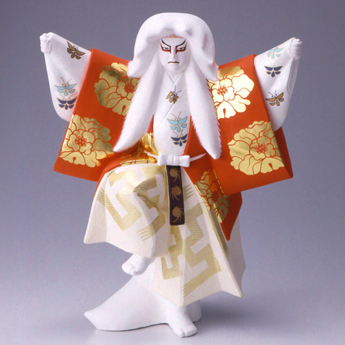 楽天市場】久月作 日本人形 歌舞伎人形 鏡獅子 かがみじし 8号サイズ