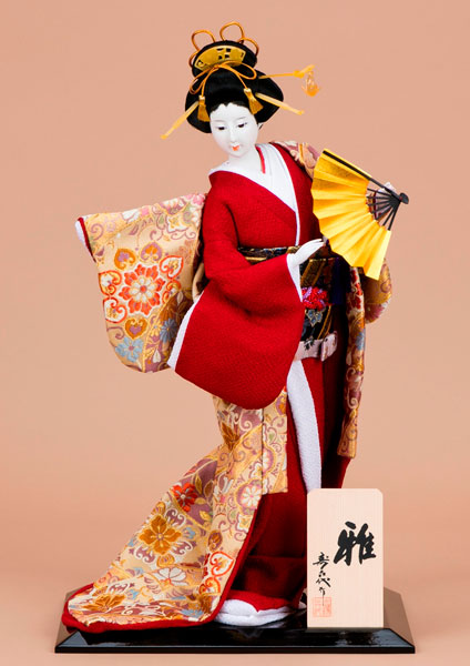 楽天市場】日本人形 尾山人形『寿喜代作 八重垣 金らん 10号