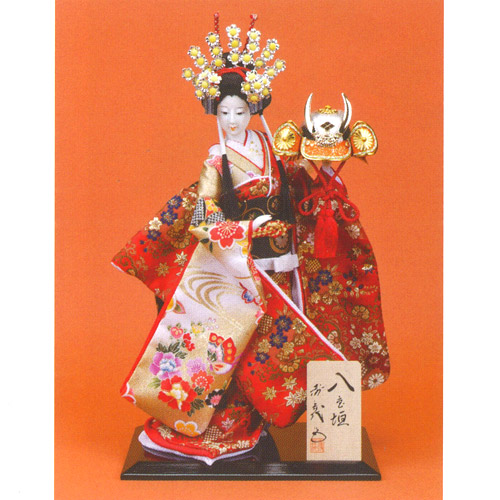 楽天市場】日本人形 尾山人形『寿喜代作 藤姫 友禅 10号