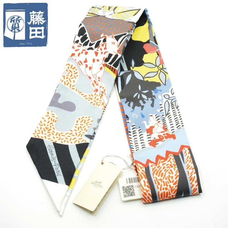 楽天市場】≪新品≫エルメス ツイリー 「colliers et chiens/首輪と犬