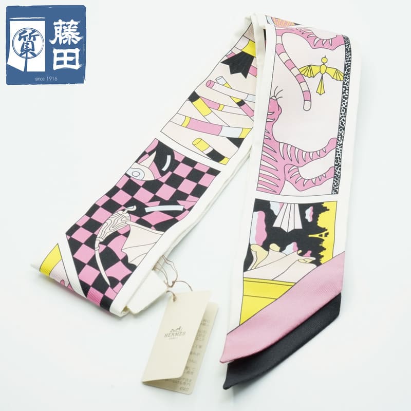 楽天市場】HERMES エルメス ツイリー “クーペ・タトゥアージュ” “LES