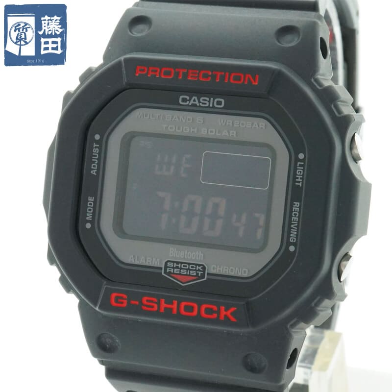 CASIO カシオ G-SHOCK GW-B5600HR-1JF Bluetooth 電波 ソーラー デジタル メンズ 質屋 【中古】
