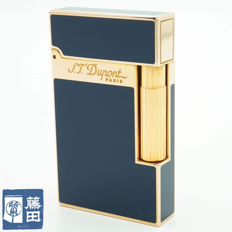 J. Dupont ネイビーブルーライター S.T.DUPONT デュポン S.T.Dupont 正規品 ミニジェット 電子ガス