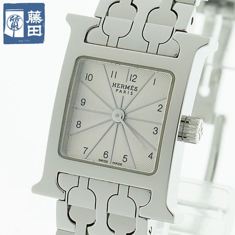 HERMES エルメス HH1.110 Hウォッチ ミニ クォーツ レディース 質屋 【中古】