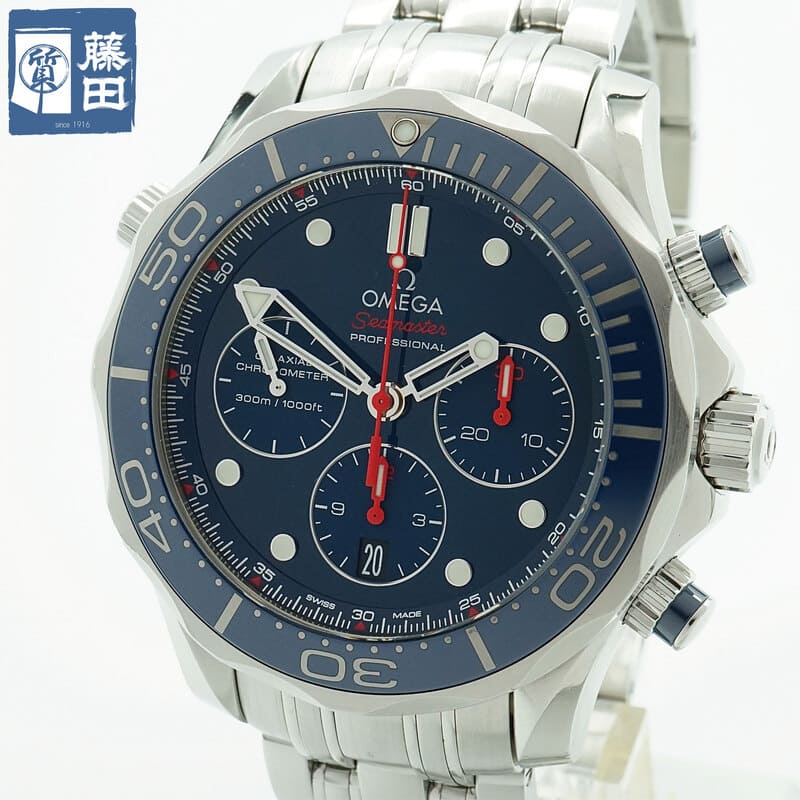 OMEGA オメガ 212.30.42.50.03.001 シーマスター ダイバー300m コーアクシャル 自動巻き クロノグラフ メンズ 質屋 【中古】