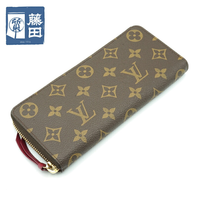 ルイヴィトン LOUIS VUITTON M60742 ポルトフォイユクレマンス モノグラム ラウンドジッパー 長紙入れ レディース 一六銀行 【中古】