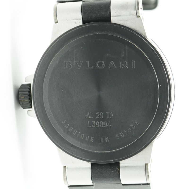 ブルガリ BVLGARI アルミニウム AL29TA クォーツ 状態良好 ラバー