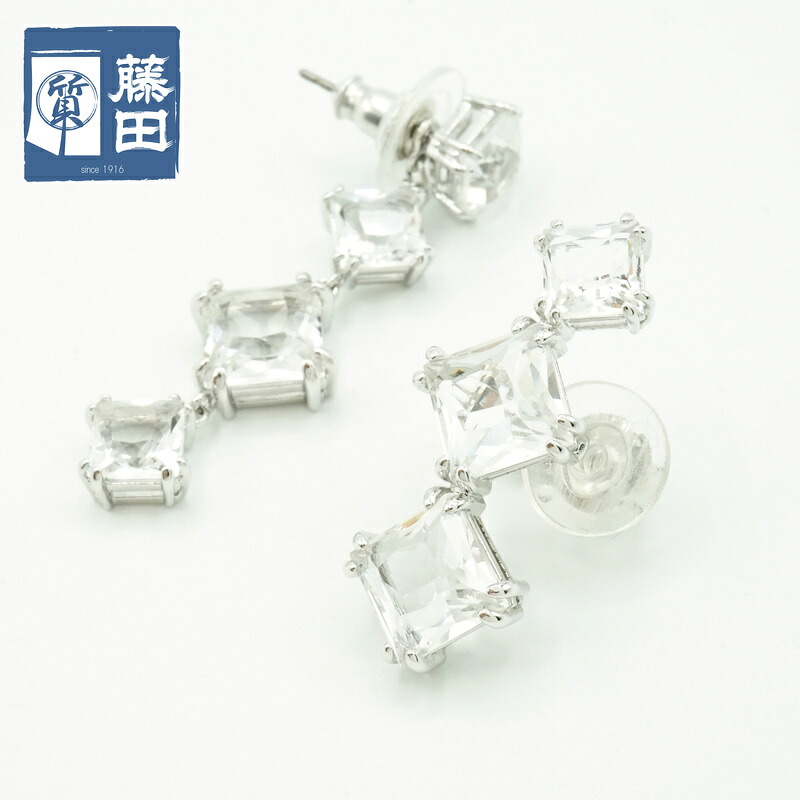 スワロフスキ― SWAROVSKI イヤリング ピアス セット レディース アクセサリー 質屋 【中古】