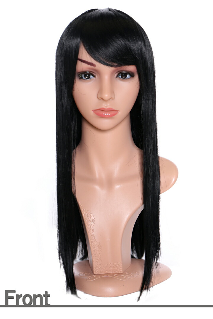 Fujitatsu Pure Black 1 Where Wig Long Medium Full Wig Semi Long