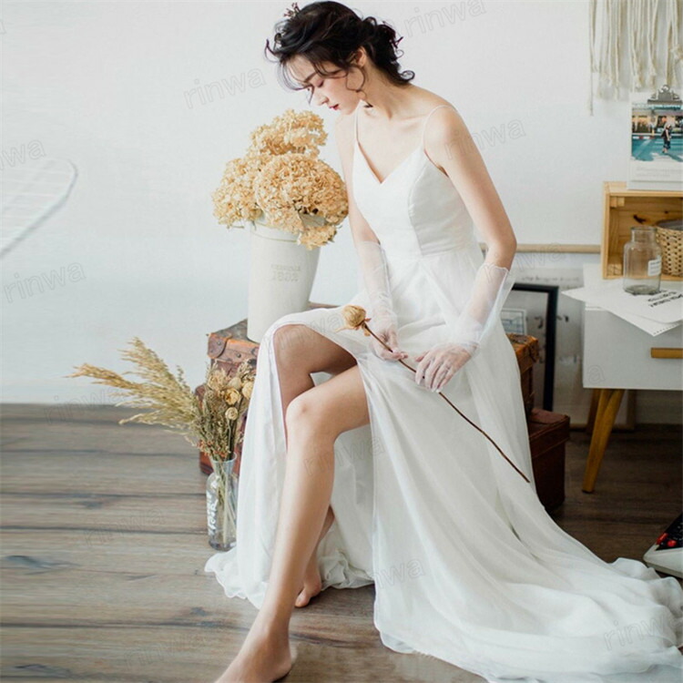 フォトウエディングドレスウェディングドレスノースリーブ前撮りスレンダータイトドレスレディースドレス結婚式普段着カジュアルファスナー前撮り街歩き後撮り撮影用披露宴結婚式演奏会発表会挙式ドレス|フジテンshop
