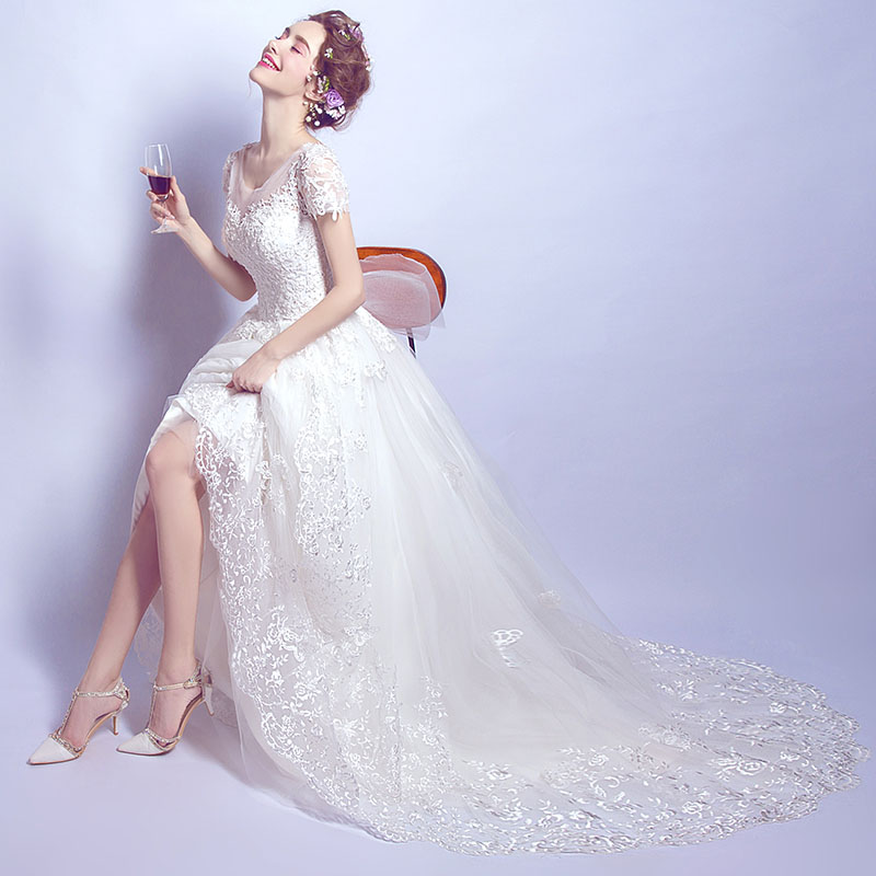 海外挙式ウェディングドレス花嫁weddingdress前撮りドレス二次会ロングドレスレディースワンピース新婚旅行フォーマルドレスＡラインドレス結婚式ブライダルパーティードレス後撮りリゾートドレスビーチフォト披露宴発表会セミオーダー/編み上げ｜フジテンshop