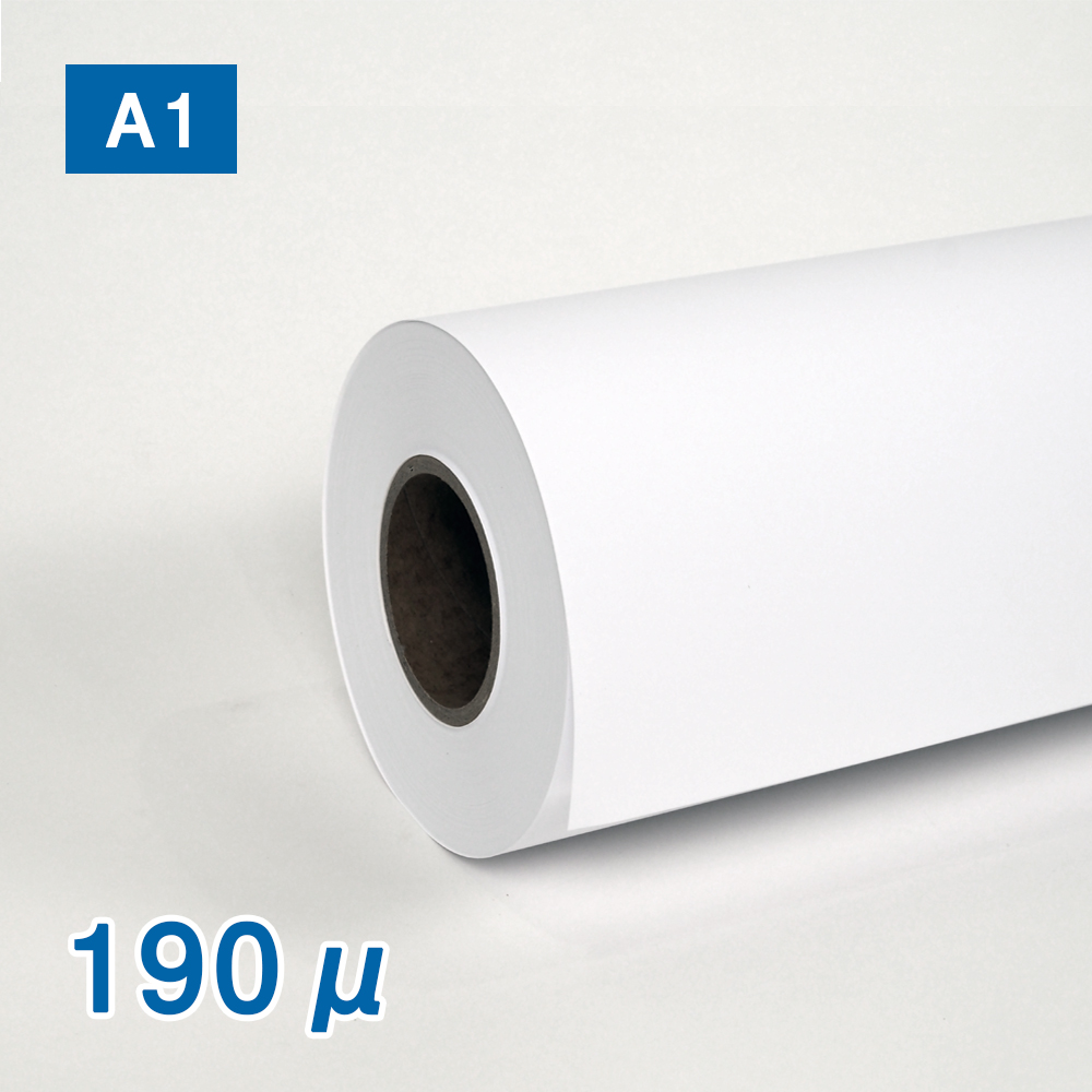 楽天市場】ロール紙 厚手マットコート紙N 幅610mm（A1）×30M 2インチ紙