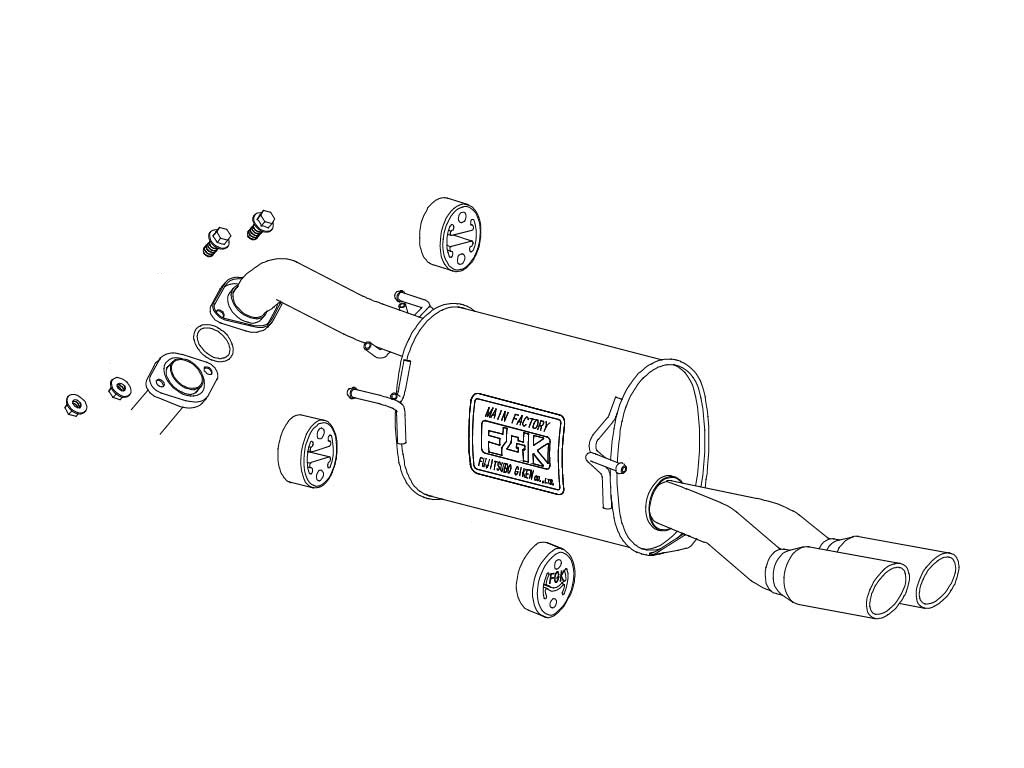FUJITSUBO ニッサン Y12 ウイングロード 1.5 2WD エアロ JY12 ウイングロード 1.8 2WD エアロ Wagolis｜FUJITSUBO 公式オンラインストア