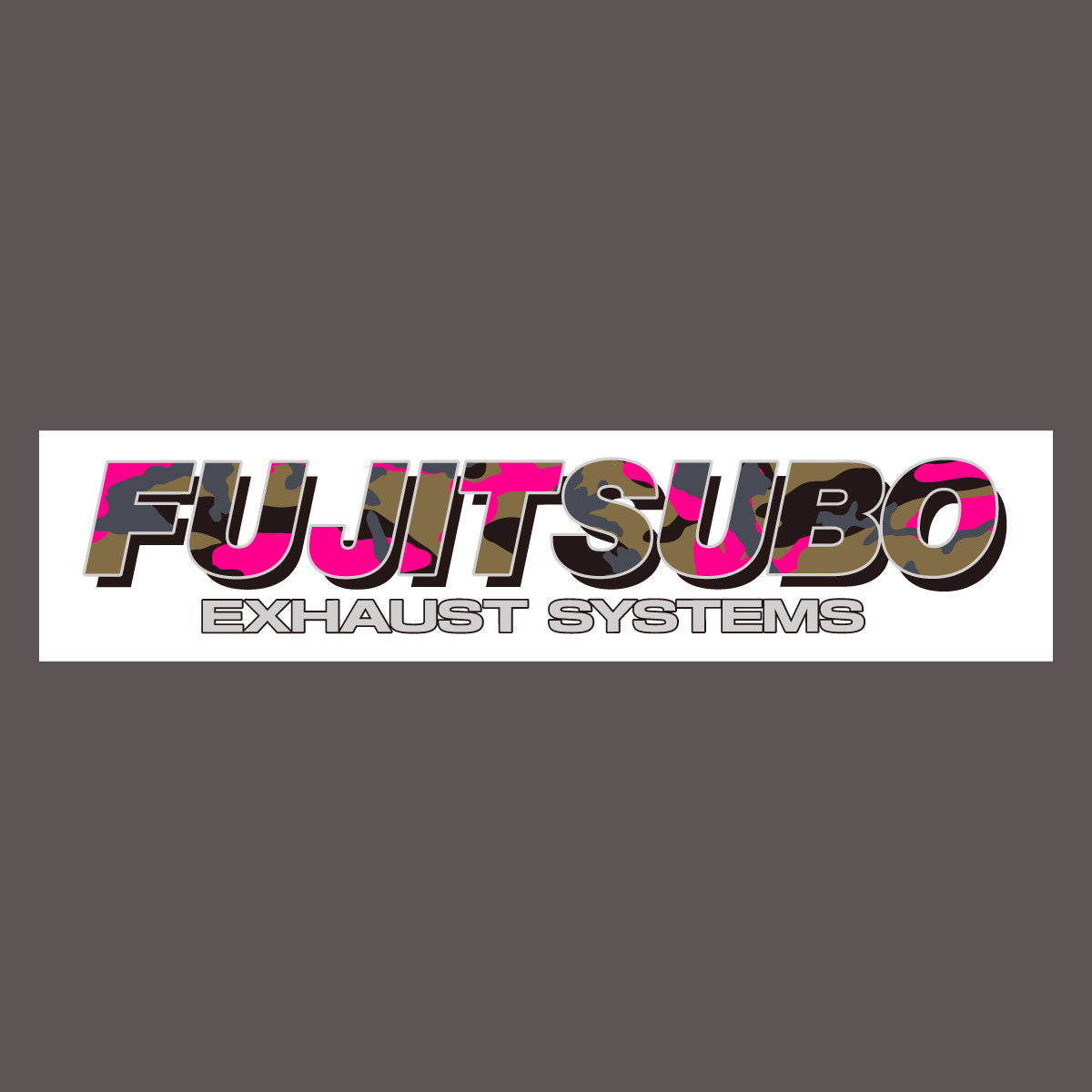 楽天市場】FUJITSUBO フジツボ 藤壺 ステッカー FUJITSUBO EXHAUST 