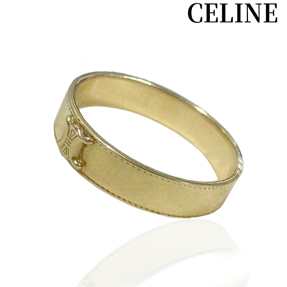 楽天市場】CELINE セリーヌ トリオンフ・ドゥ・リス シグネット リング
