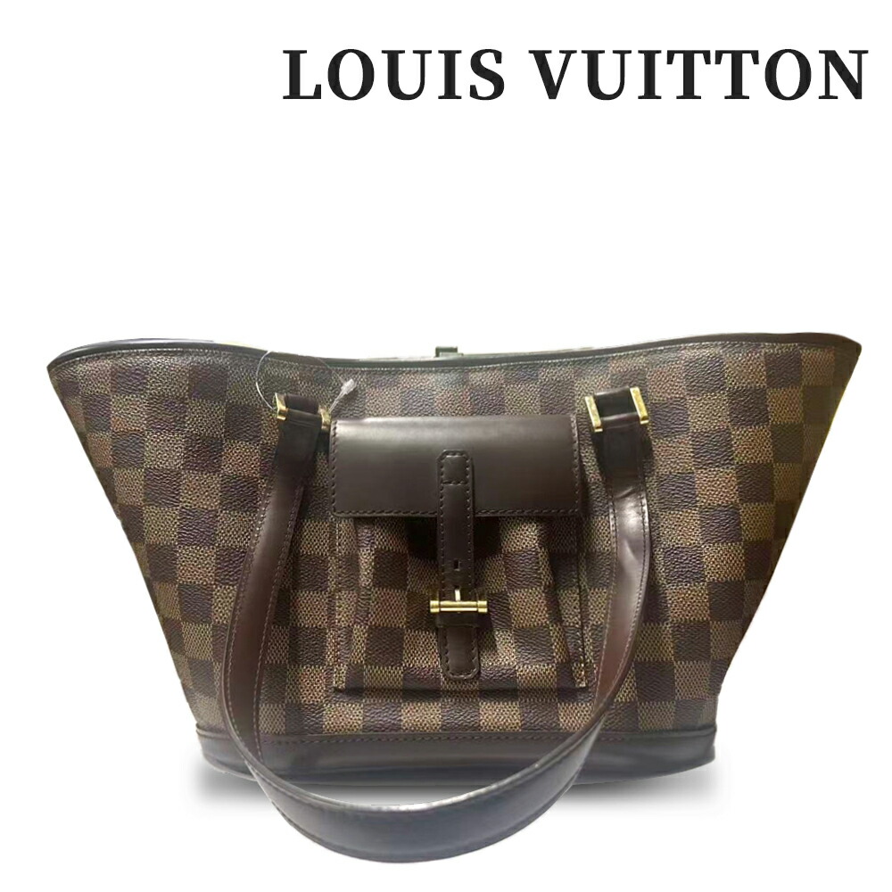 楽天市場】LOUIS VUITTON ルイ ヴィトン ダミエ マノスクPM トート