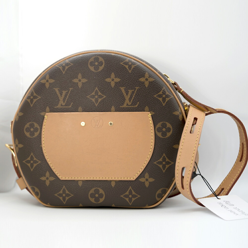 【中古】ルイヴィトン Louis Vuitton ショルダーバッグ モノグラム ボワット・シャポー スープル レディース ブラウン