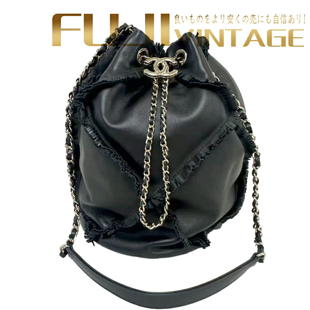 楽天市場】シャネル CHANEL 巾着 チェーンショルダーバッグ マトラッセ