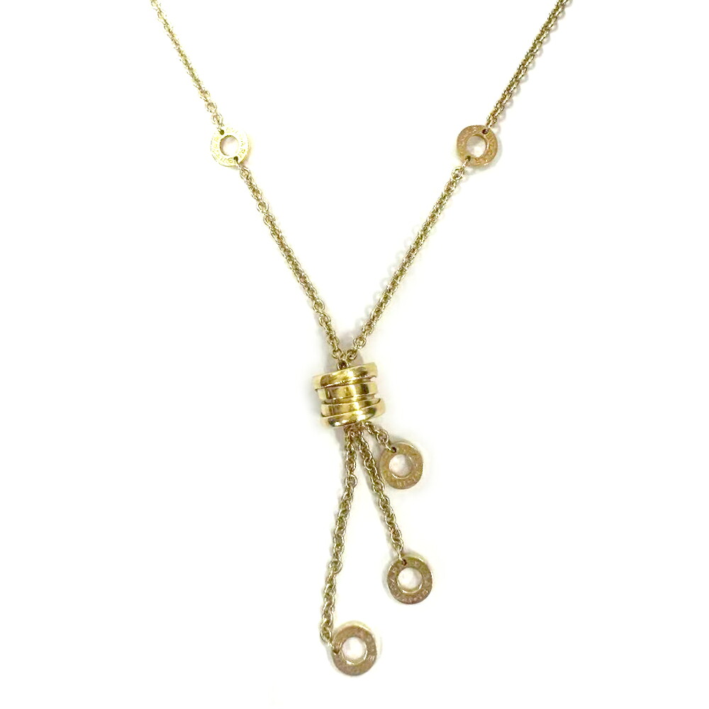【中古】ブルガリ BVLGARI ビーゼロワンエレメントネックレス ゴールド Au750 ジュエリー