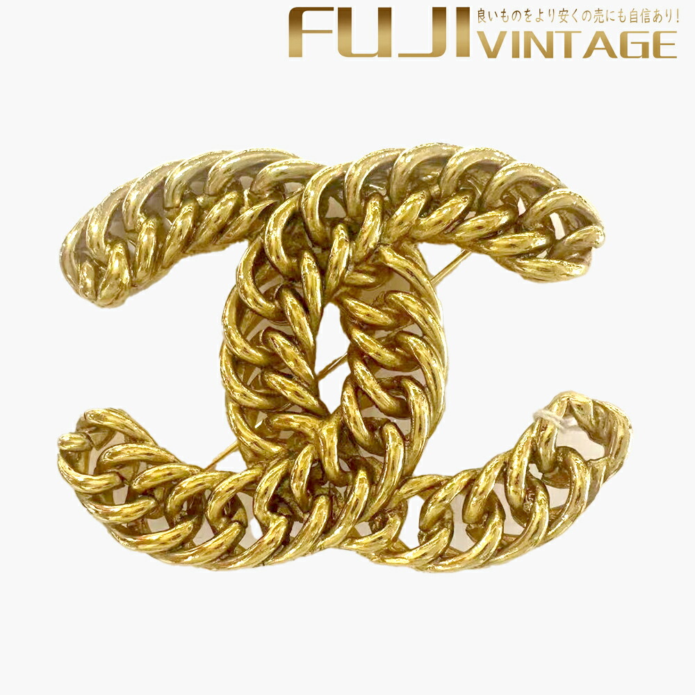 楽天市場】【中古】 CHANEL シャネル ココマーク アロー ブローチ