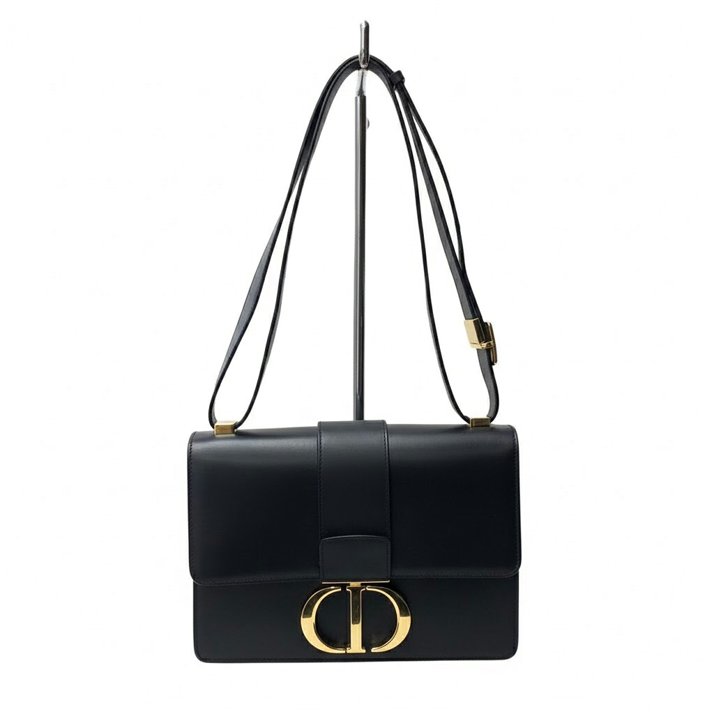 【中古】美品 Christian Dior クリスチャン ディオール 30 モンテーニュ バッグ カーフスキン 109,000円