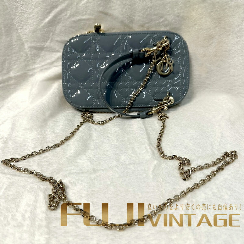 クリスチャンディオール　レディディオール スマートフォンホルダー　DIOR DIOR | Lady Dior Call'in Dior フォンホルダー カナージュ