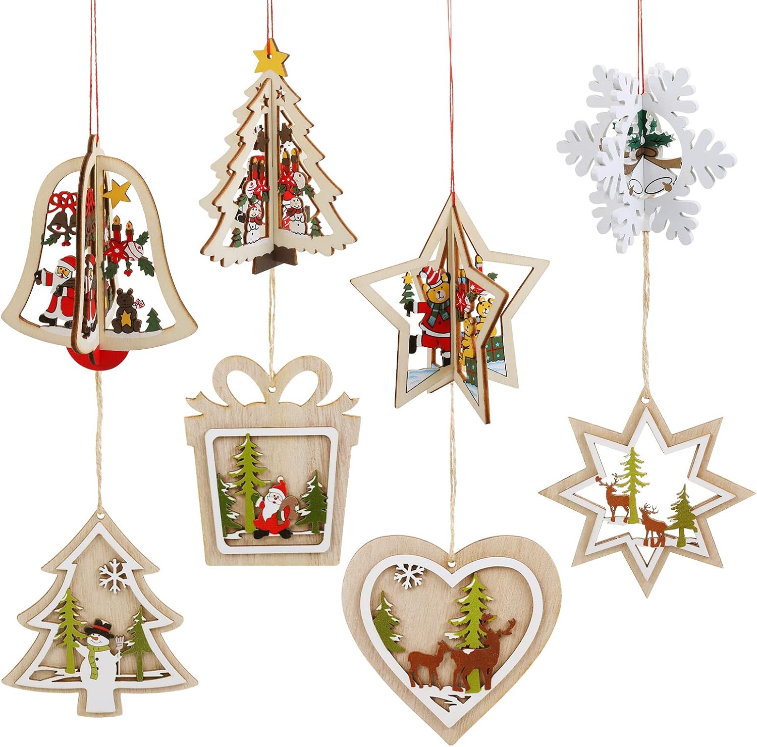 楽天市場】クリスマス 飾り 8セット オーナメント クリスマスツリー