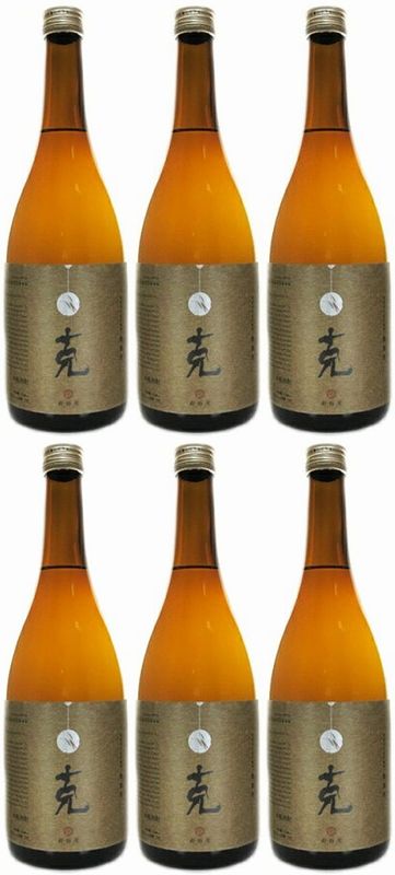 【麦焼酎】 克 長期樫樽貯蔵 麦 25度 720ml×6本セット! ※ラベルがリニューアルとなります。 【克 前村貞夫杜氏】