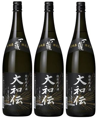 【お取り寄せ商品です】一ノ蔵 大和伝 特別純米酒 1800ml&times;3本セット！【箱無し】※お取り寄せ商品です。※ご購入後のキャンセルは不可となります。※お届けまで、決済完了後&rarr;商品手配&rarr;入荷まで約３～4日&rarr;お客様へ発送[■]｜石巻市　酒の藤原屋　店