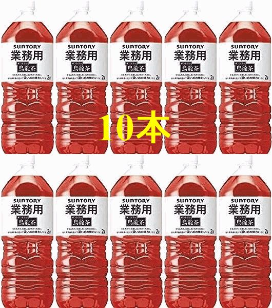 680円 国内外の人気が集結 サントリー 烏龍茶 業務用 2L×10本