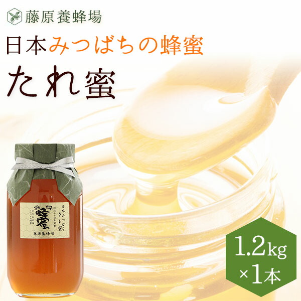 公式】送料無料 国産蜂蜜 日本みつばちの蜂蜜 たれ蜜 ガラス瓶