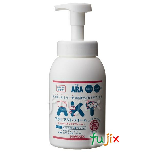 アラ！アクトフォーム 550mL×12本／入れもの  アリゾナ州の州都 【泡の五体洗いもの料】【介護装具】