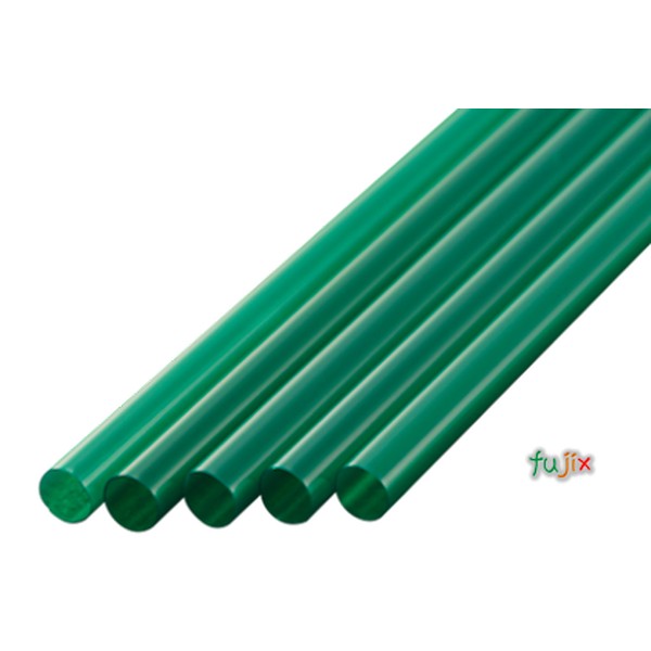 【新規受付不可】シェイク用 ストレートストロー 7mm×21cm 包装なし 緑色 8000本（400本×20小箱）／ケース わらおstraw 566