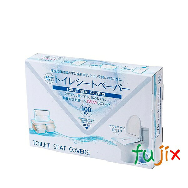 【尖んがり5倍 要エントリー】便座居敷き TSP-3WB 箱の往々にして使えるトイレシートペーパー 43.2×37.2糎 6000枚（100×60）／入れもの サンナップ