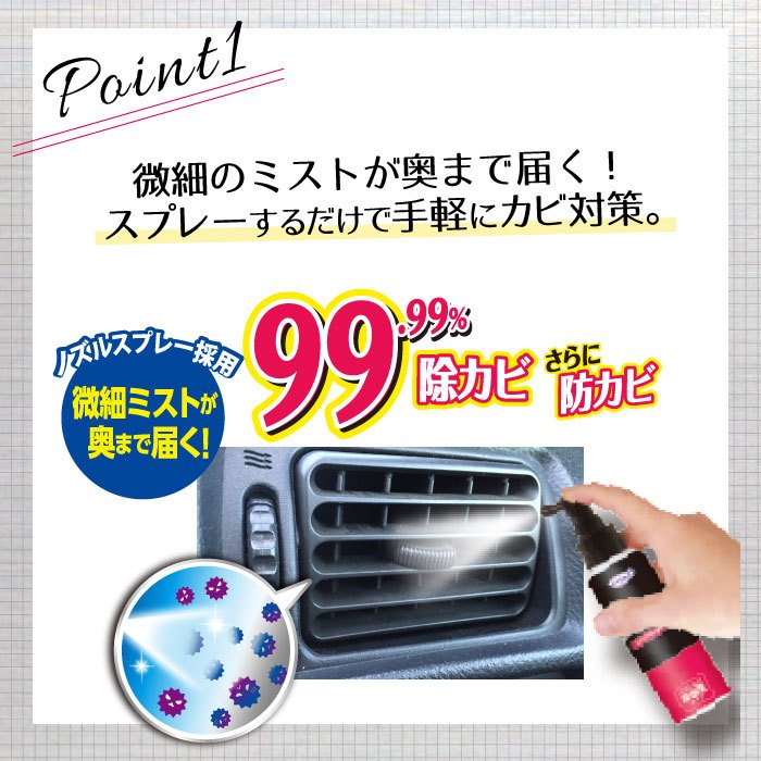 最大80%OFFクーポン エアコンカビトルデス 車用 80mL UYEKI ウエキ omed.com.ar