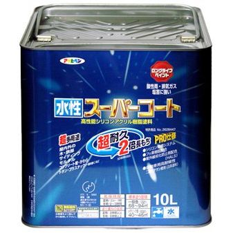 アサヒペン えの具 水溶性百貨店厚地の外套 水溶性多役立つこと 象牙色 10L【北海道・沖縄・離島送りとどける不可】