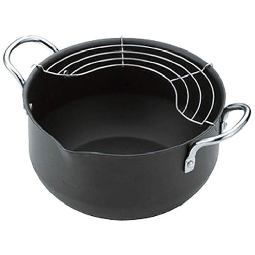 日本製 Japan IHたっぷり深型揚げ鍋２０ｃｍ（Ｎ）  箱入 〔まとめ買い12個書き割り〕 7000355【北海道・沖縄・離島送りとどける不可】