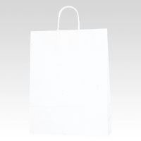（まとめ買い）シモジマ 手提袋 25CB 2才 白無地(50枚) 3222800 00053483 〔×3〕【北海道・沖縄・離島配送不可】
