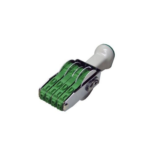 （まとめ買い）サンビー テクノ肌ざわり回転させる印 欧文1号4連 TK-014 00702694 〔3個仕掛ける〕【北海道・沖縄・離島送りとどける不可】
