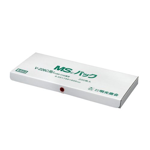 （まとめ買い）明光商会 MSパックV226C用 〔200枚入〕 MSﾊﾟｯｸV226Cﾖｳ 00003412 〔&times;3〕【北海道・沖縄・離島配送不可】｜フジックス