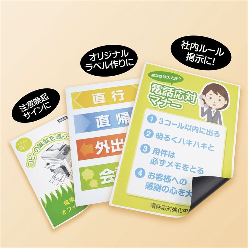 【メール便発送】マグエックスマグネット用紙ぴたえもんレーザープリンタ用マットA45枚入MSPL-A4【代引不可】