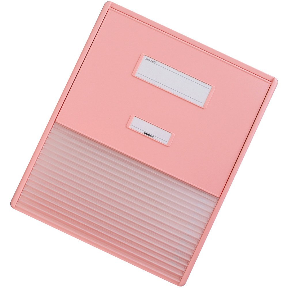 （まとめ買い）リヒトラブ カラーカードインデックス A3(A4縦2面) サクラ色 HC114C-4 〔3冊書き割り〕【北海道・沖縄・離島送りとどける不可】