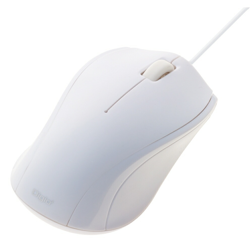 （まとめ買い）ナカバヤシ 有線静音3ボタンBlueLEDマウス ホワイト MUS-UKT102W 〔3個セット〕 【北海道・沖縄・離島配送不可】