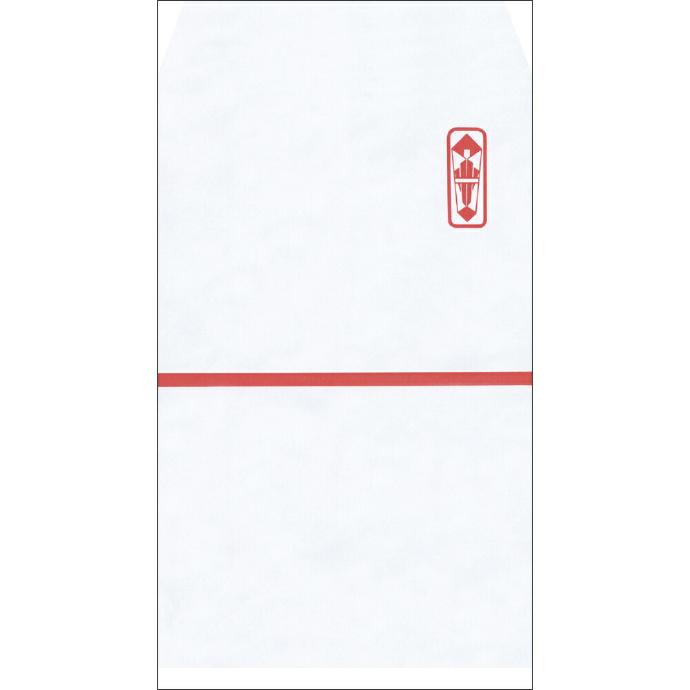 （まとめ買い）ササガワ 粗品袋 状ぶくろ 赤棒 300枚入（50枚帯×6束） 5-701 〔×3〕 【北海道・沖縄・離島送りとどける不可】