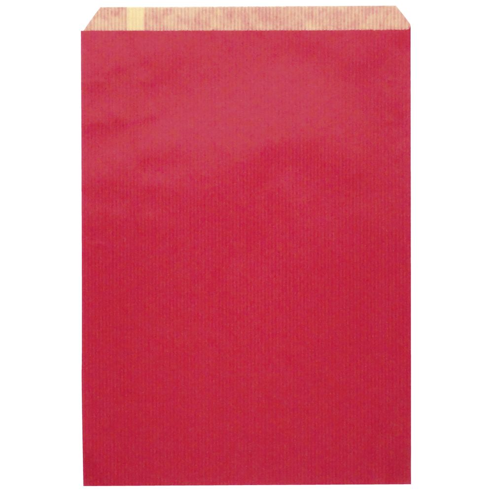 （まとめ買い）ササガワ 差し上げ物御徒面子 平袋(紙袋) 頬べに 180×245粍 200枚入 50-1506 〔×3〕 【北海道・沖縄・離島送りとどける不可】